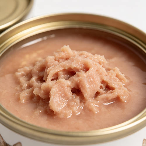 mascotavibe.com Comida Húmeda 100% Natural en Caldo para Gatos Adultos - Selección Mixta de Atún, Pollo y Pescado de Océano - Pack de 12 Latas de 70g